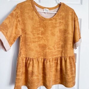 Ava James - Tie Dye Orange Top